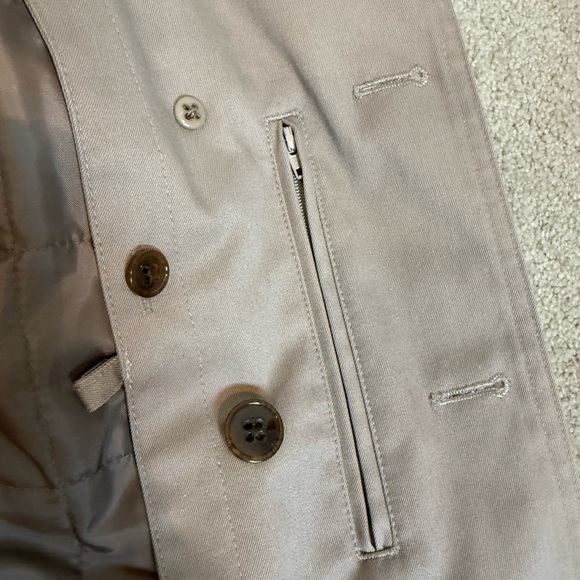 Ralph Lauren Boys Classic Beige Trench Coat Overcoat Size 12 All Weather - Picture 8 of 13